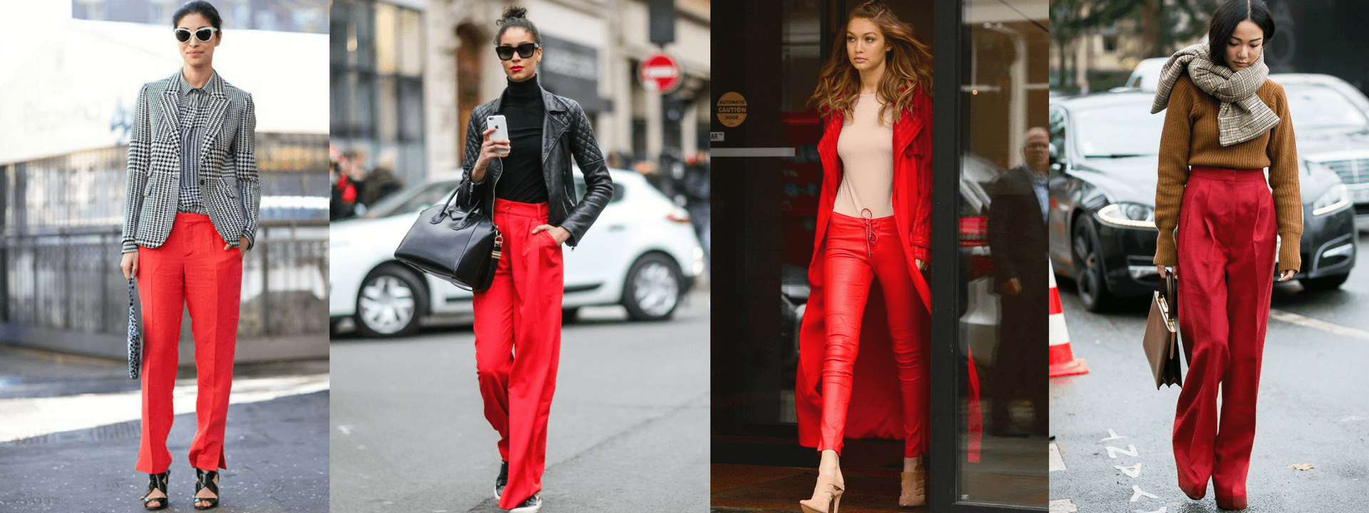 Calça vermelha – Personal Shopper
